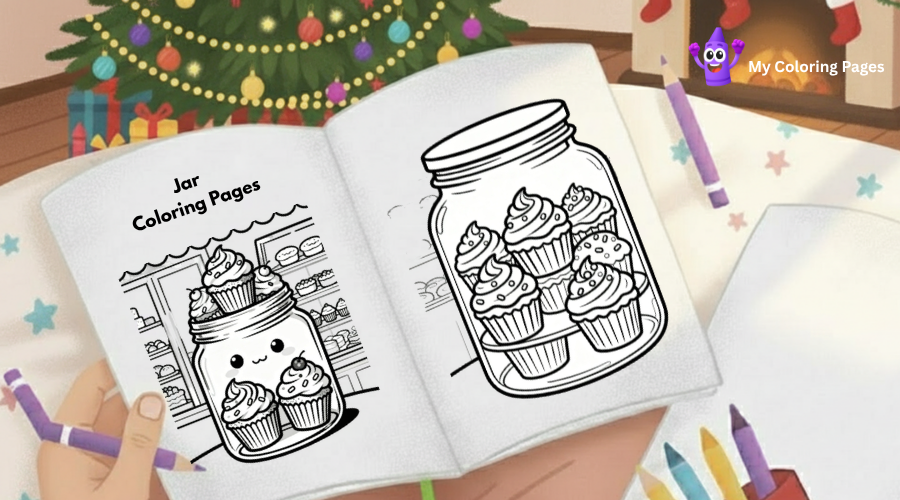 Jar Coloring Pages