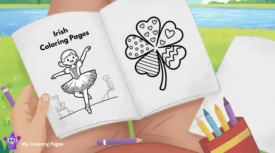 Irish Coloring Pages