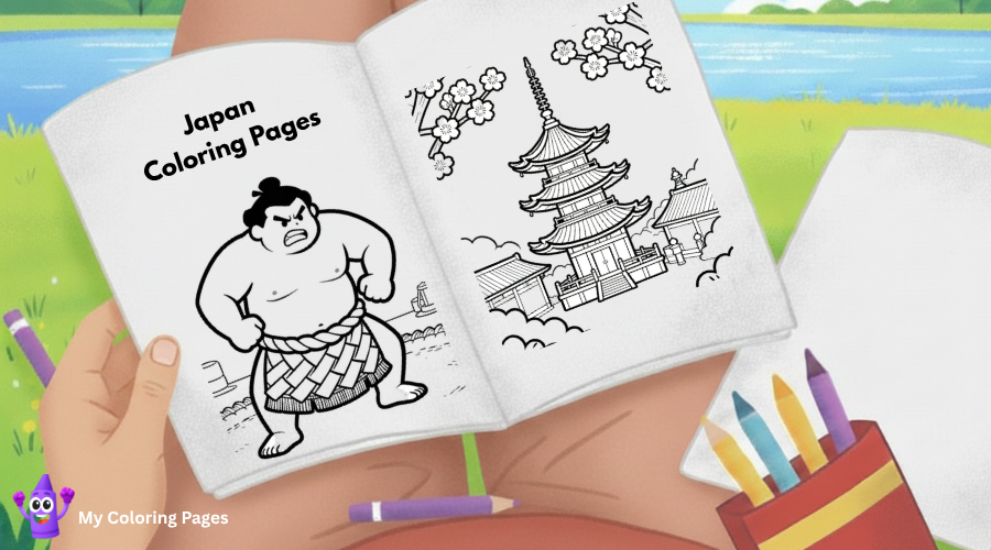Japan Coloring Pages
