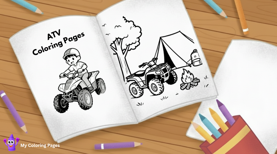 ATV Coloring Pages