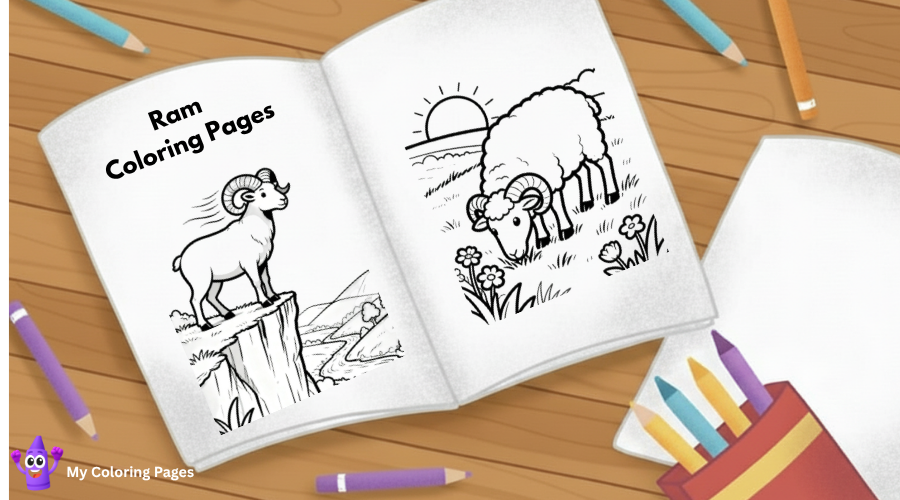 Ram Coloring Pages