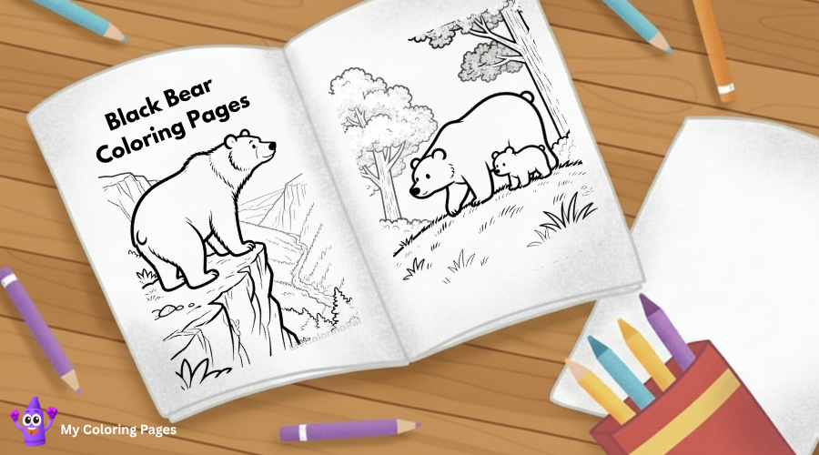 Black Bear Coloring Pages