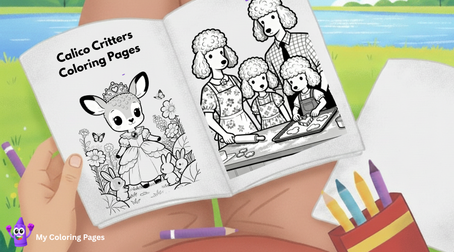 Calico Critters Coloring Pages