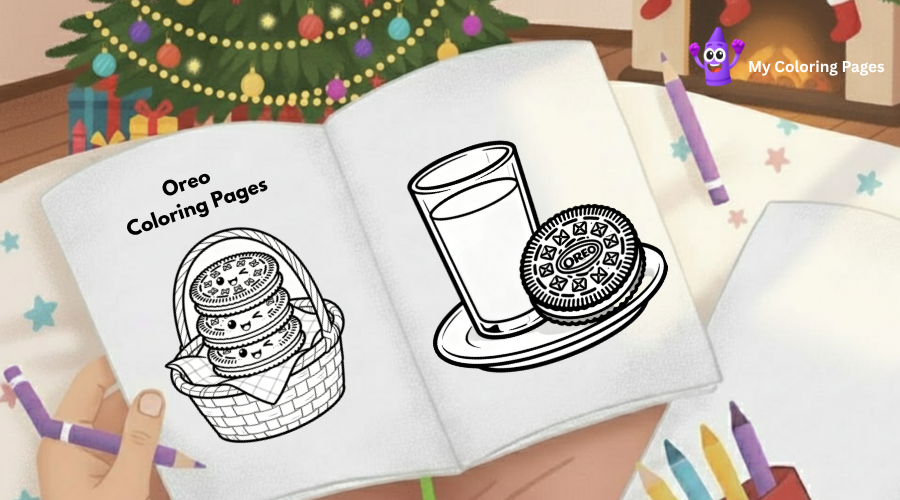 Oreo Coloring Pages