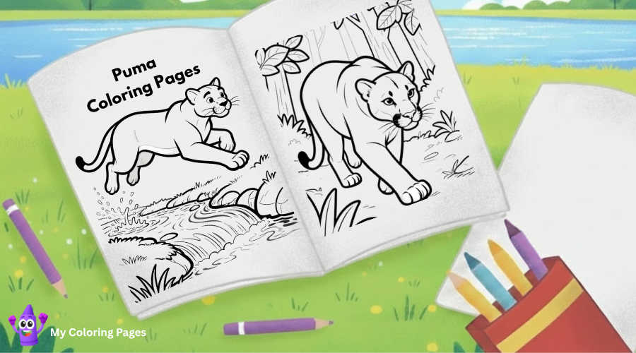 Puma Coloring Pages