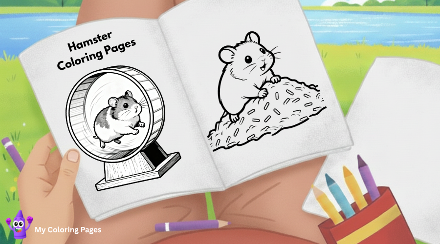 Hamster Coloring Pages