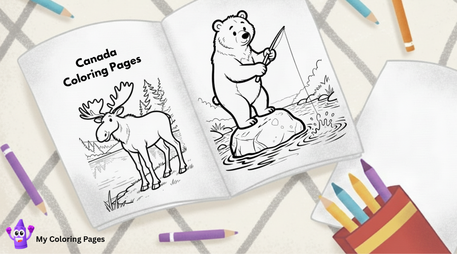 Canada Coloring Pages