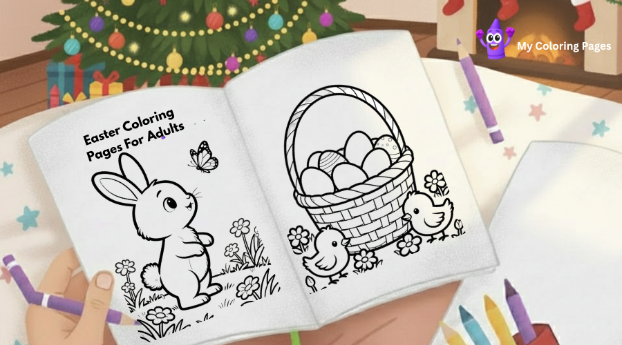 Easter Coloring Pages For Adults
