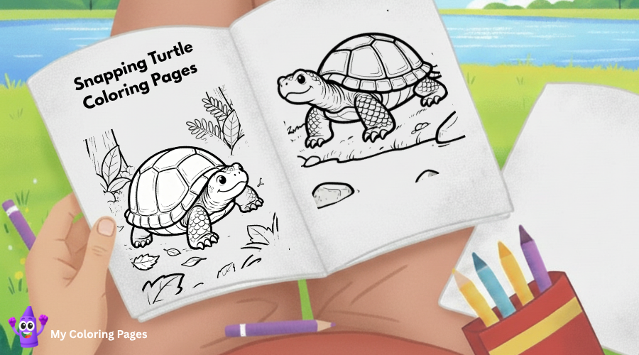 Snapping Turtle Coloring Pages