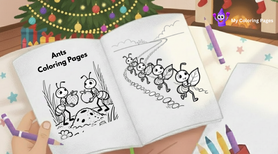 Ants Coloring Pages