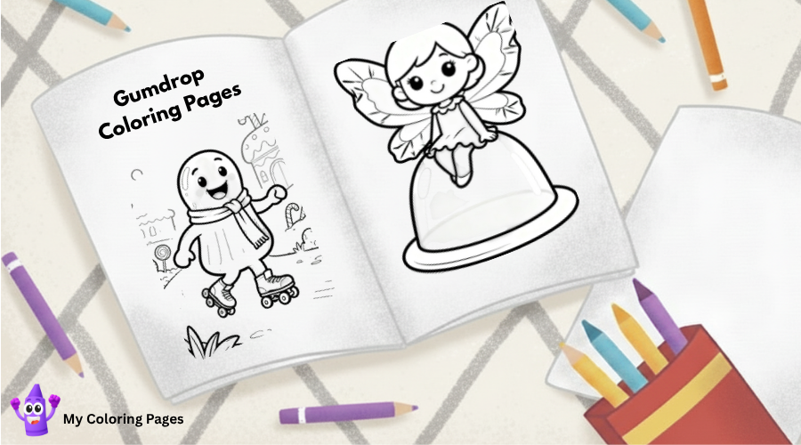 Gumdrop Coloring Pages