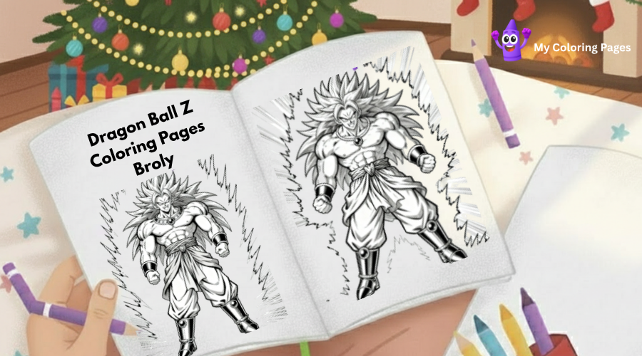 Dragon Ball Z Coloring Pages Broly