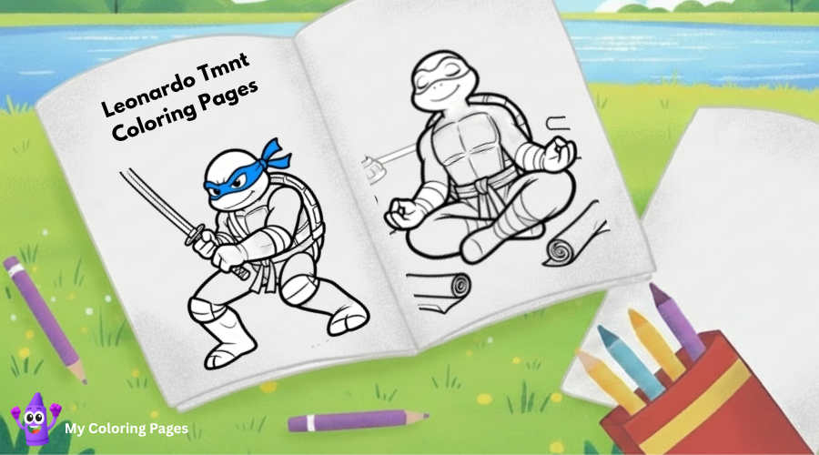Leonardo TMNT Coloring Pages